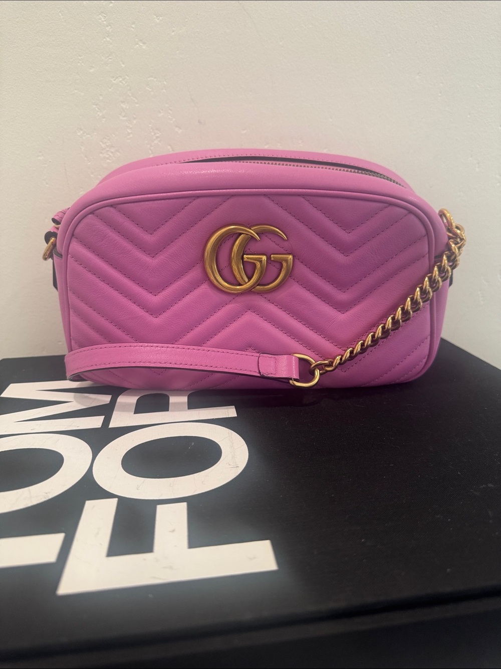 Gucci Matelassé GG Marmont Crossbody Bag